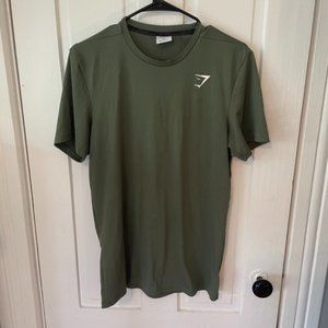 Gymshark Mens M Green Arrival T-Shirt
